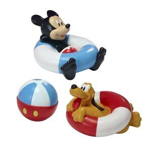 Disney Baby Mickey Mouse Bath Squirt Toys For Toddler 6 Months New Sealed